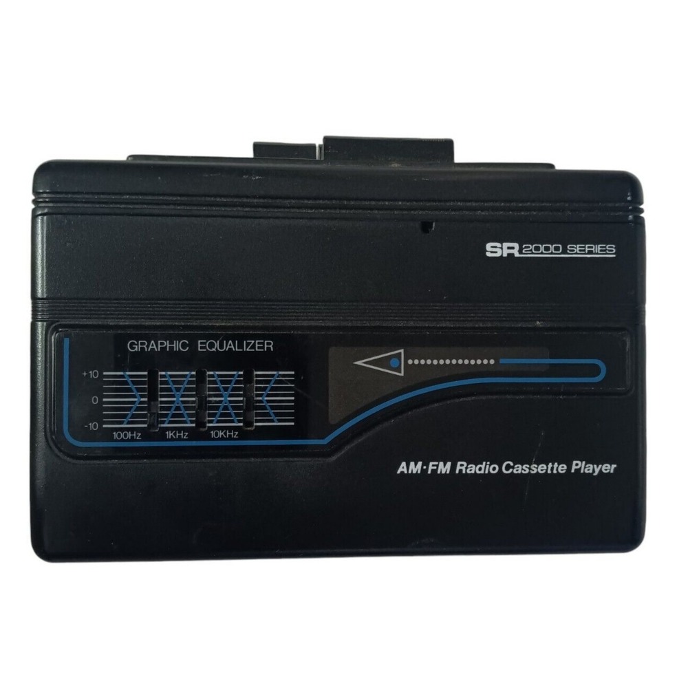 Sears Roebuck SR2000 AM FM Radio Cassette Player Model 225 21603 950 (SEE VIDEO)